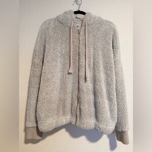 Workshop Republic Clothing Soft Cream Sherpa Jacket